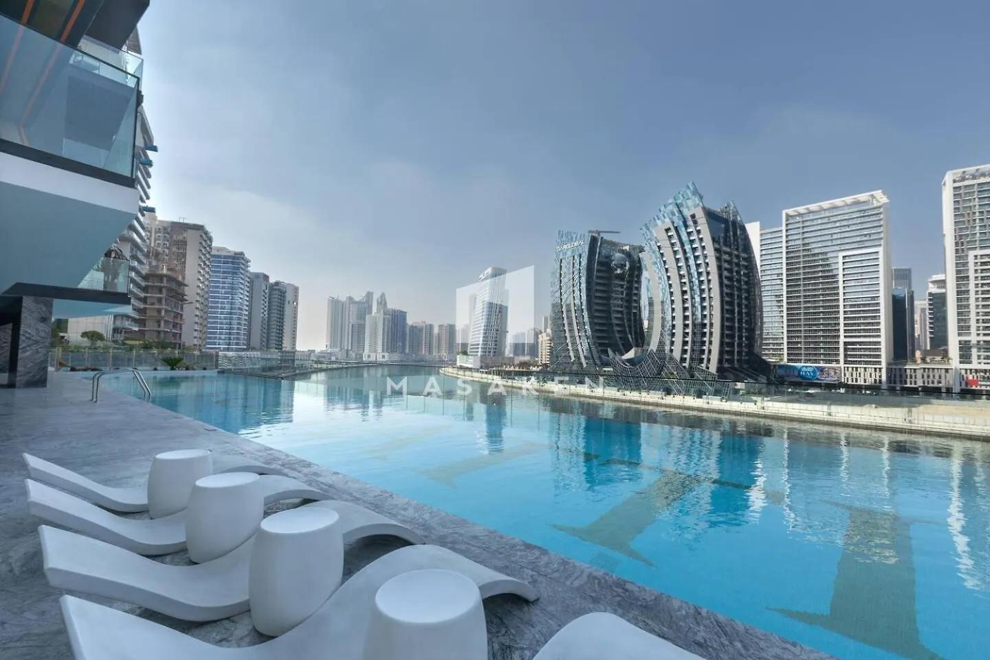 Masaken Homes - Studio Apt In Business Bay! شقة دبي